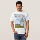 Newburyport Harbour Range Lights, Massaal. T-shirt (Voorkant volledig)