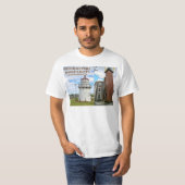 Newburyport Harbour Range Lights, Massaal. T-shirt (Voorkant volledig)
