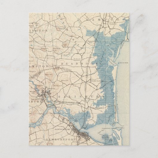 Newburyport, Massachusetts Briefkaart (Voorkant)