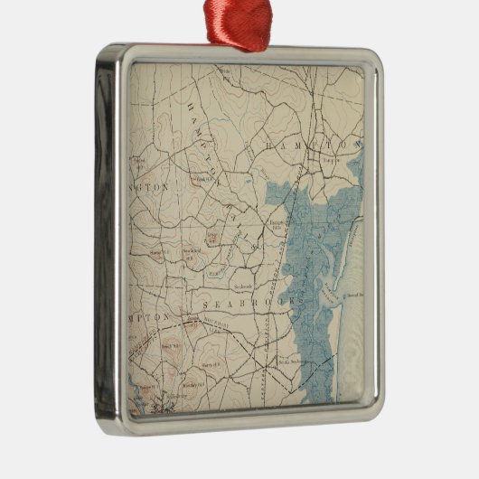 Newburyport, Massachusetts Metalen Ornament (Rechts)