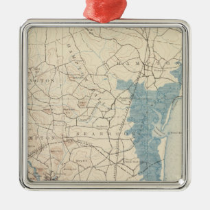 Newburyport, Massachusetts Metalen Ornament