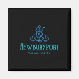 Newburyport Massachusetts Scheepsontwerp  Magneet
