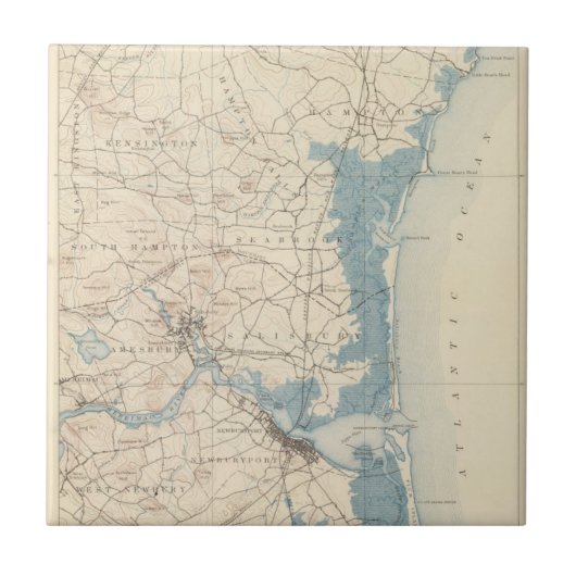 Newburyport, Massachusetts Tegeltje (Voorkant)