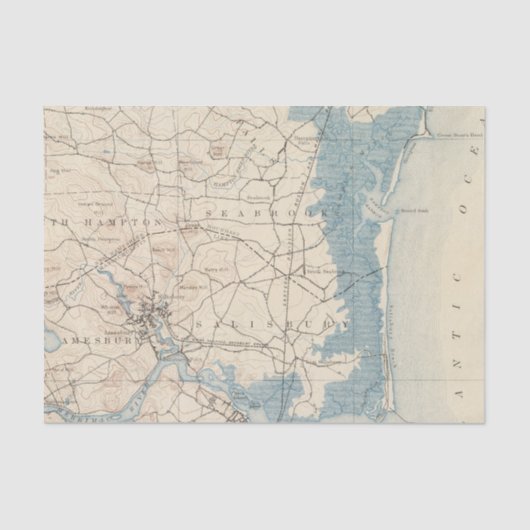 Newburyport, Massachusetts Tissuepapier (Voorkant)