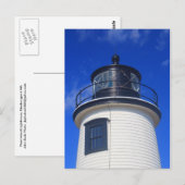 Newburyport Plum Island Lighthouse Tower Briefkaart (Voorkant / Achterkant)