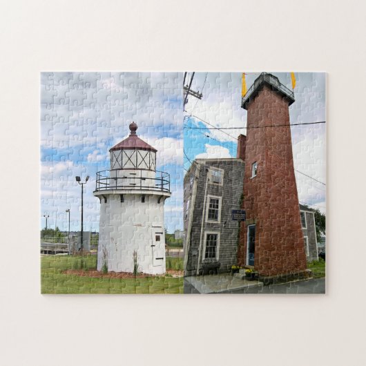 Newburyport Range Lights, Massachusetts Puzzle Legpuzzel (Horizontaal)