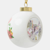 Newcastle AEC Regent Kerstmis bauble Keramische Bal Ornament (Links)