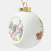 Newcastle AEC Regent Kerstmis bauble Keramische Bal Ornament (Rechts)
