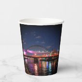 Newcastle bridges papieren bekers (Achterkant)