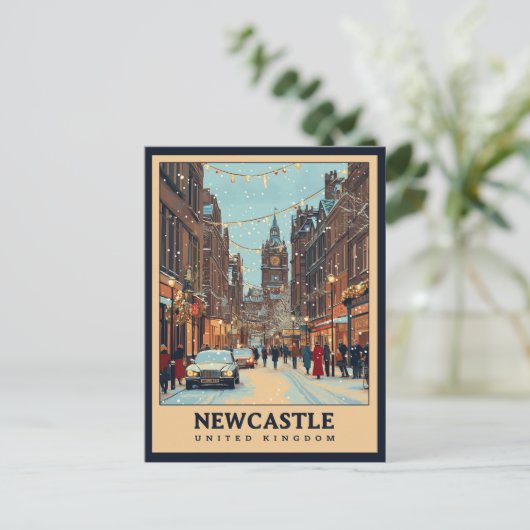  Newcastle Briefkaart (Staand voorkant)