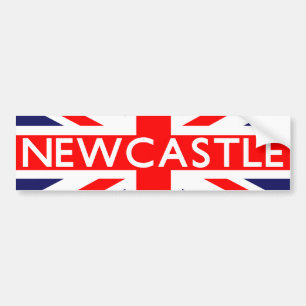 Newcastle: Britse vlag Bumpersticker
