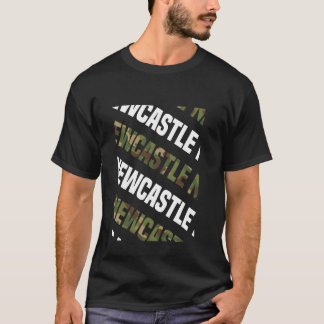 Newcastle Camo Pattern Green Camouflage T-shirt