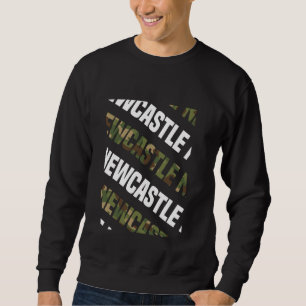 Newcastle Camo Pattern Green Camouflage Trui