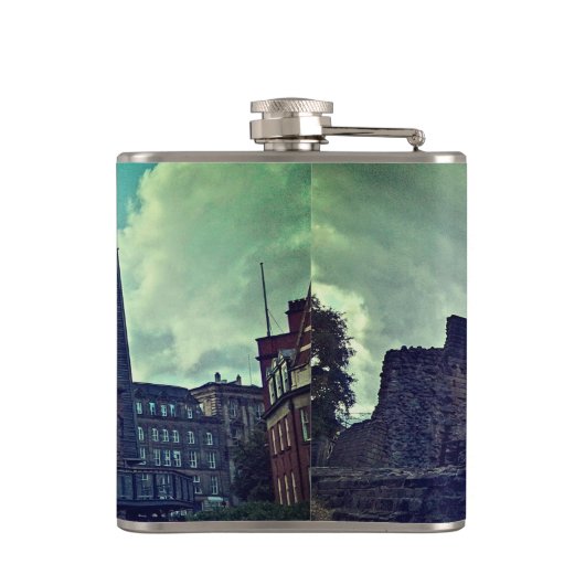 Newcastle Castle, ruïnes Heupfles (Achterkant)