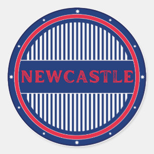 Newcastle City Pride Embleem – Australische identi Ronde Sticker