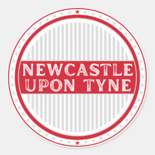 Newcastle City Pride Embleem – Engelse identiteit Ronde Sticker