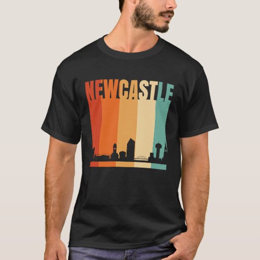 Newcastle City Skyline T-shirt (Voorkant)