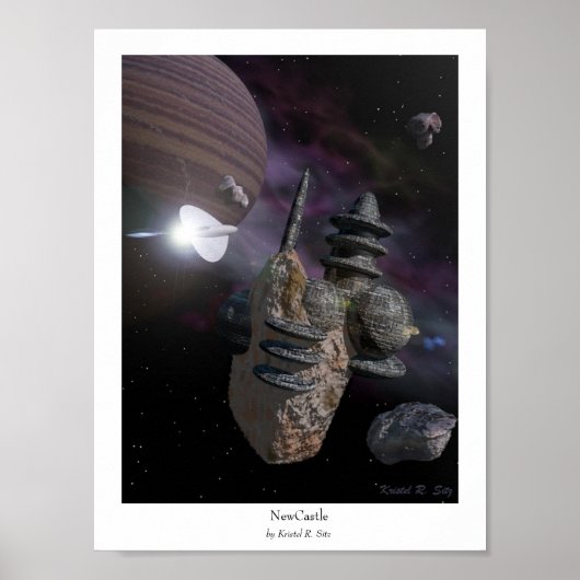 NewCastle, door Kristel R. Sitz Poster (Voorkant)