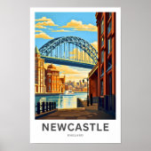Newcastle England Reisposter Poster (Voorkant)