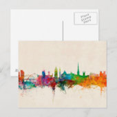 Newcastle England Skyline Briefkaart (Voorkant / Achterkant)