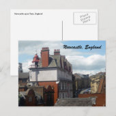 newcastle gebouwen briefkaart (Voorkant / Achterkant)