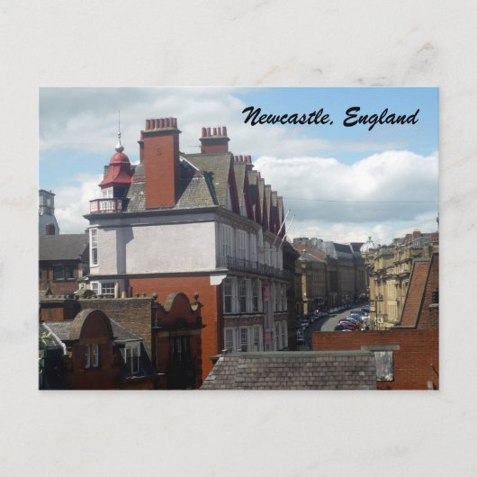 newcastle gebouwen briefkaart (Voorkant)