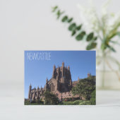 newcastle kathedraal briefkaart (Staand voorkant)