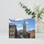 newcastle kathedraal tyne briefkaart (Staand voorkant)