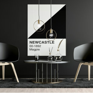 Newcastle Magpie - Volledige breedte Perfect Poster