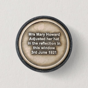 Newcastle Mary 3 Cm Round Badge Ronde Button 3,2 Cm