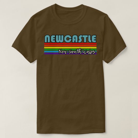 Newcastle Nieuw-Zuid-Wales Pride Newcastle LGBT GI T-shirt (Design voorkant)