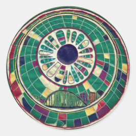 Newcastle-patroon Ronde Sticker