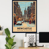 Newcastle Poster (Thuiskantoor)