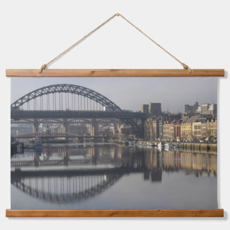 Newcastle Quayside & de Tyne Bridge Hangend Wandkleed