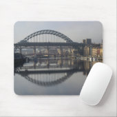 Newcastle Quayside & de Tyne Bridge Muismat (Met muis)