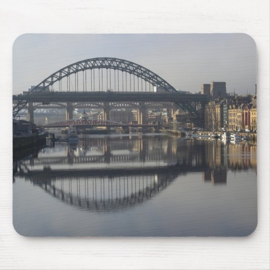 Newcastle Quayside & de Tyne Bridge Muismat (Voorkant)