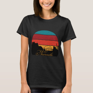Newcastle Tyne Bridge Retro Reizen T-shirt