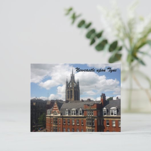 newcastle tyne briefkaart (Staand voorkant)