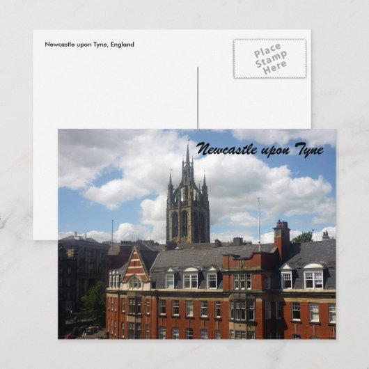 newcastle tyne briefkaart (Voorkant / Achterkant)
