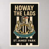Newcastle United Poster (Voorkant)
