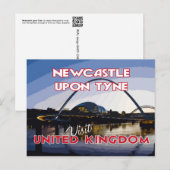 Newcastle upon Tune, bezoek... Briefkaart (Voorkant / Achterkant)