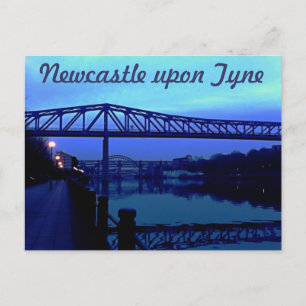 Newcastle upon Tyne Blue Bridges Briefkaart