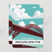Newcastle upon Tyne bridge poster. (Voorkant / Achterkant)
