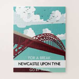 Newcastle upon Tyne bridge poster. Legpuzzel