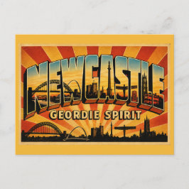 Newcastle upon Tyne Engeland Geordie Geest Briefkaart