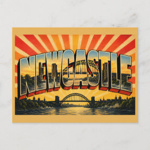 Newcastle upon Tyne Engeland Riverside Bridge Briefkaart