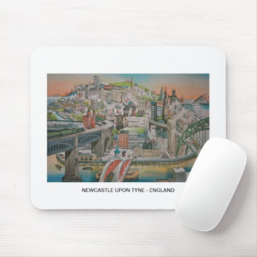 Newcastle upon Tyne, England Muismat (Met muis)