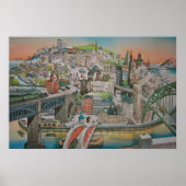 Newcastle upon Tyne, England Poster (Voorkant)