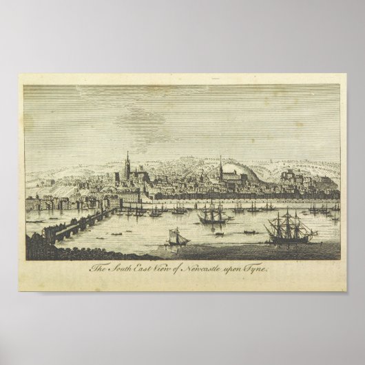 Newcastle Upon Tyne -  England Poster (Voorkant)