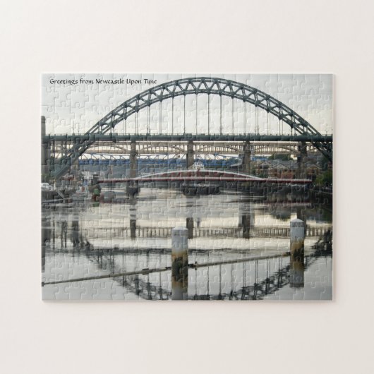 Newcastle Upon Tyne. Jigzaag Puzzle Legpuzzel (Horizontaal)